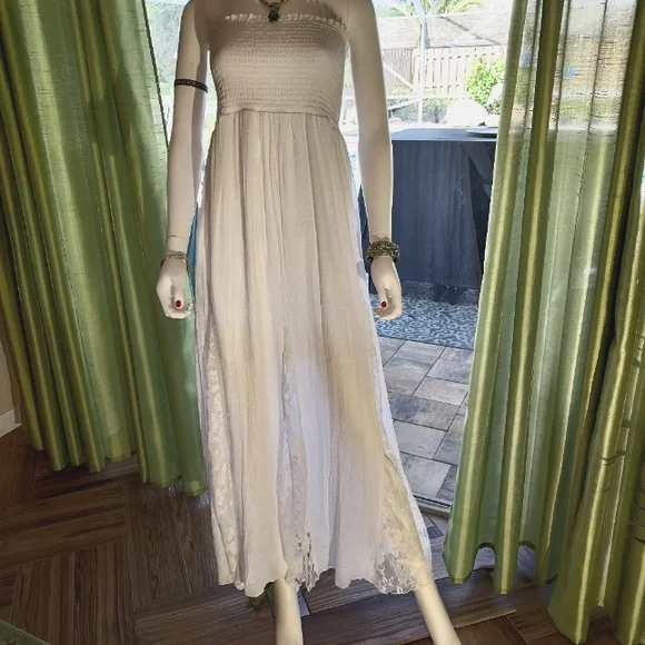 VENUS | Dresses | Strapless Gauze Beach Dress By Venus Size Xl | Poshmark
